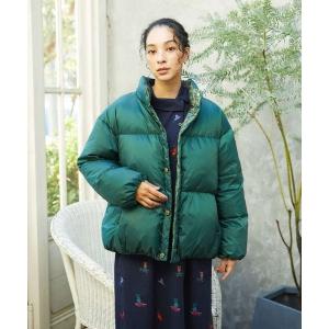 ダウンコート ダウンジャケット 「リバーシブル」Flor Alta ショートダウンジャケット レディース