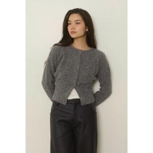 ニット セーター Button Knit Cropped Cardigan /ボタンニットカーデ レディース