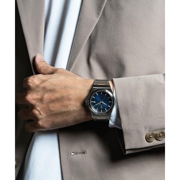 腕時計 「Maserati/マセラティ」ベロチタ スリム - 40MM オートマ ブルー ダイヤル ...
