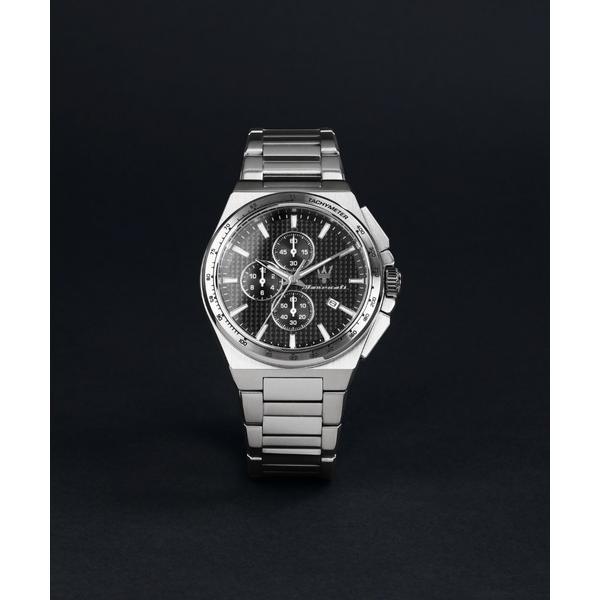 腕時計 「Maserati/マセラティ」ベロチタ スリム - 41mm クロノ  シルバー ブレスレ...