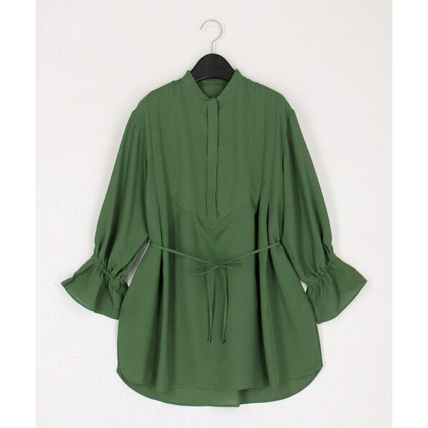 ブラウス シャツ 「 TALLサイズ 」 フルダルクリセタツイル広幅／フェブロツイル ブラウス レデ...