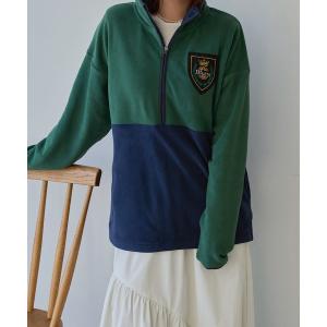 トレーナー スウェット 「 athleta 」ハーフジップフリーストップス レディース メンズ