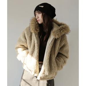 コート アウター 裏起毛ボアジャケット レディース