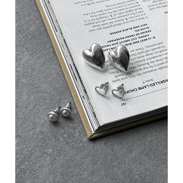 ピアス 「3点セット」ハートモチーフ＆パールピアス｜大人可愛いセットピアス レディース