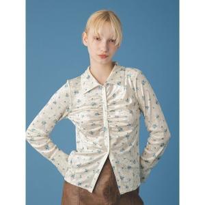 ブラウス シャツ ソフトタッチオリジナルフローラルシャツ レディース