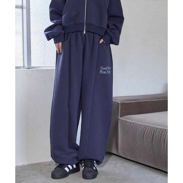 スウェットパンツ ジャージ 「UNISEX/セットアップ対応」ポンチバルーンパンツ レディース メン...