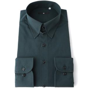 フォーマル シャツ 「形態安定」「長袖」「BLACK LINE」タブカラードレスワイシャツ/グリーン メンズ｜ZOZOTOWN Yahoo!店