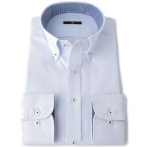 フォーマル シャツ 「形態安定」「長袖」「BLACK LINE」ボタンダウンドレスワイシャツ/ドビー/襟袖裏別布 メンズ｜ZOZOTOWN Yahoo!店