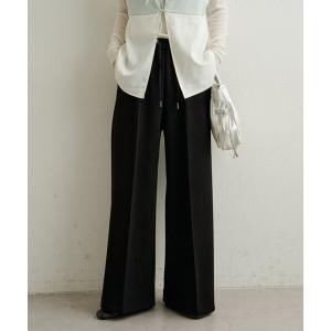 パンツ ポンチイージーパンツ レディース