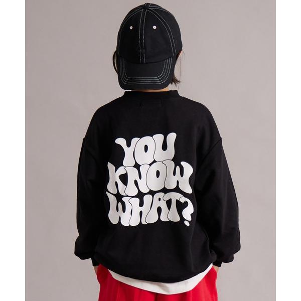 トレーナー  裏毛 前後プリント スウェット トレーナー「PAIRMANON STREET」 キッズ...