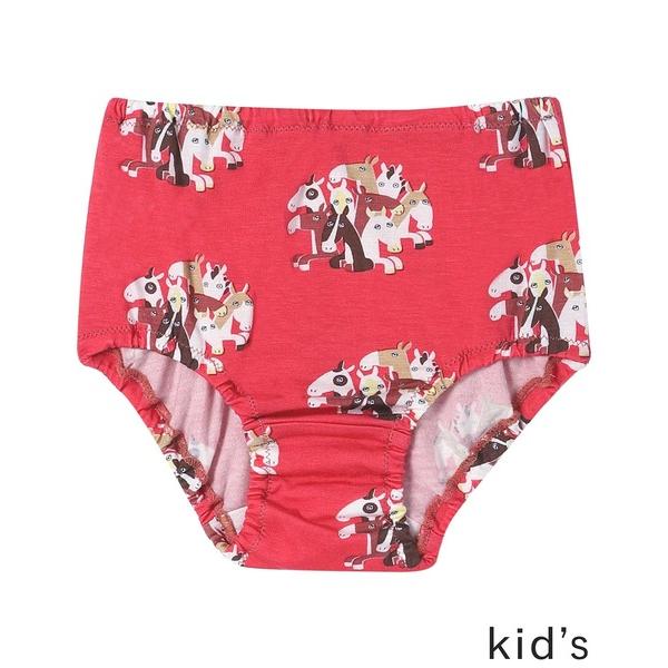 ショーツ ジュニアショーツ 2026年お年賀「まるっとうまくいく」　キッズ女児ショーツ