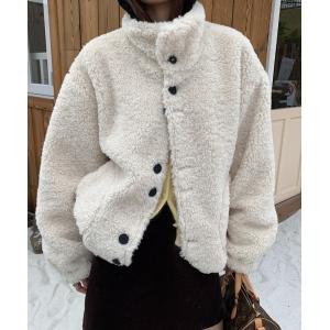 ブルゾン アウター リバーシブルアウター レディース