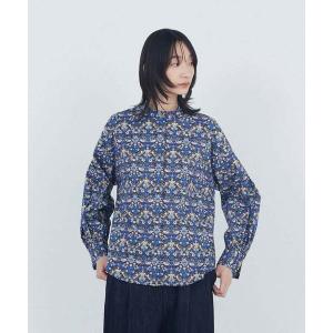ブラウス シャツ リバティプリントブラウス レディース