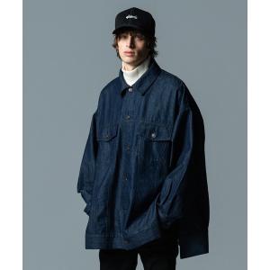 「glamb」 長袖シャツ FREE インディゴブルー メンズ