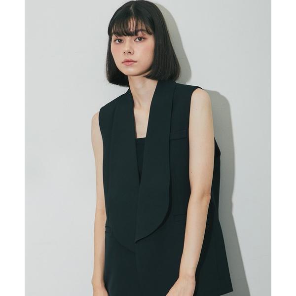 「SMILE ORCHID」 ノースリーブトップス M ブラック レディース