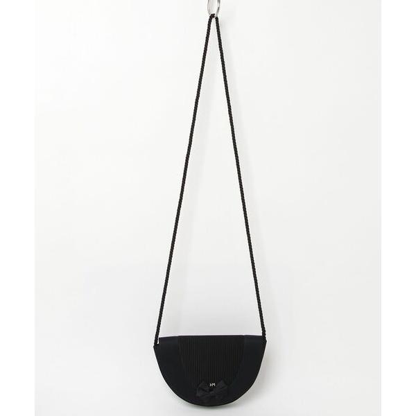 「HANAE MORI」 リボンショルダーバッグ - ブラック レディース