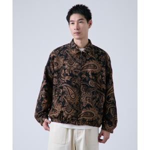 ブルゾン アウター 「追加」ゴブラン スイングトップブルゾン メンズ