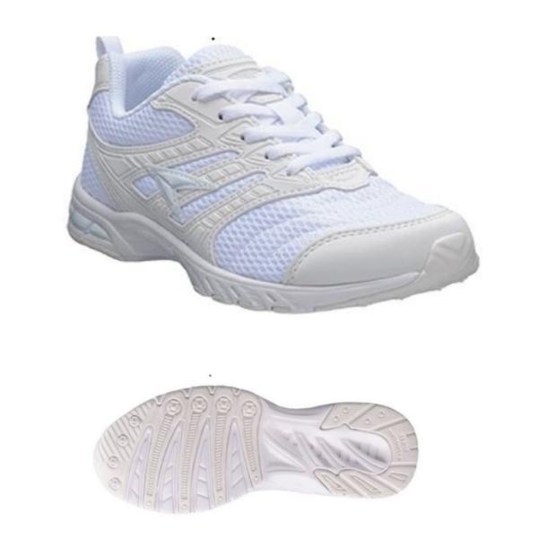 床を汚さない 白底 アキレス 瞬足 JJ095 ヒモ式  シュンソク 指定履き キッズ ジュニア 看...