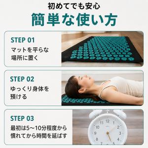 指圧マット・枕セット ツボマット 折り畳み式 ...の詳細画像2