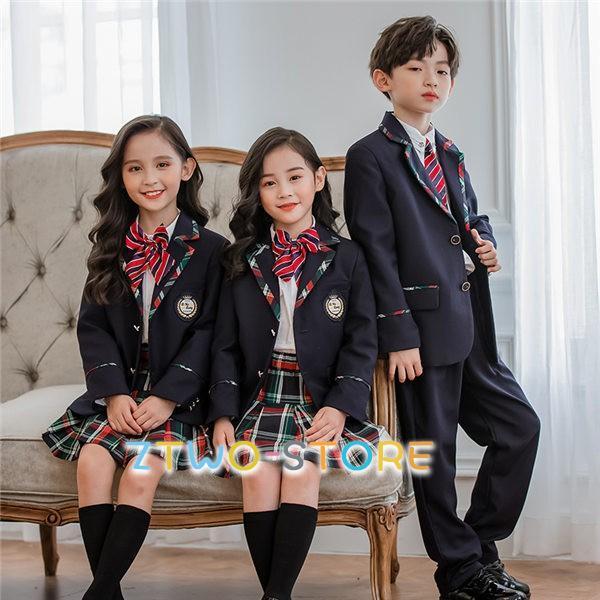 学生服 4点セット 卒業式 入学式 女の子 男の子 ジュニアスーツ 110~180 制服 キッズ 子...