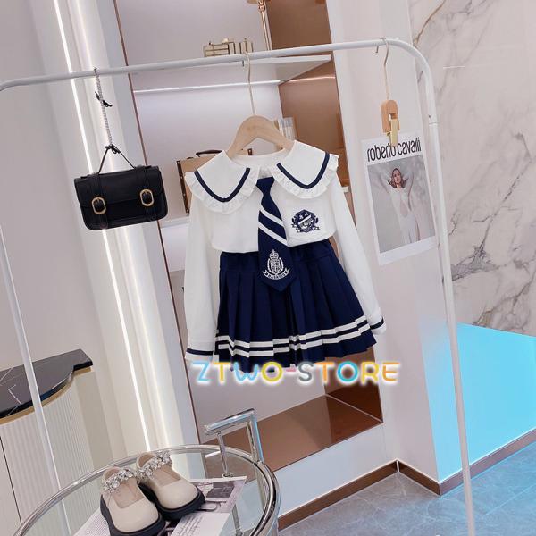 子供スーツ 女の子 制服 ブラック おしゃれ 学院風 入学式 卒業式 発表会 七五三 キッズ 長袖ト...