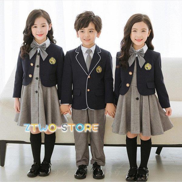 卒業式 スーツ 男の子 女の子 フォーマル セットアップ パンツスーツ スカート キッズ 子供 入学...