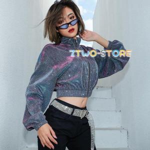 ダンス衣装 レディース ジャズダンス トップス...の詳細画像2