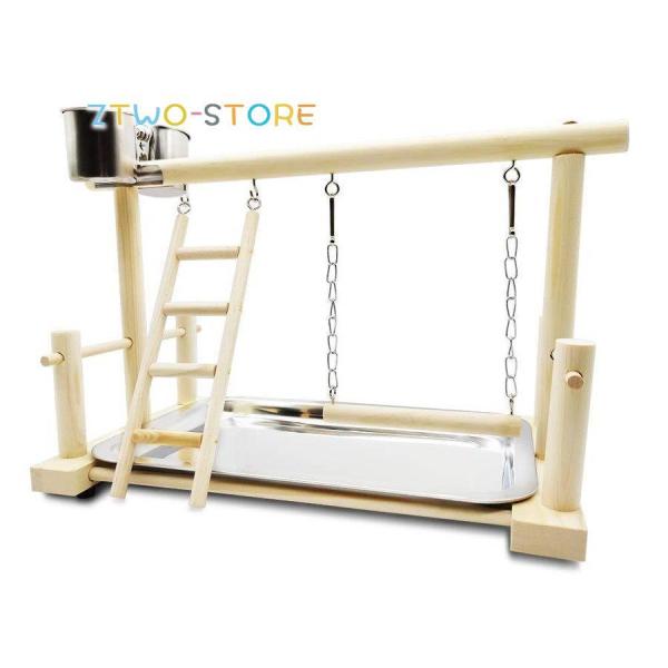 鳥の止まり木 インコ おもちゃ 鳥スタンド 鸚鵡スタンド 鳥かご 原木 ぶらんこ 鳥止まり木 ブラケ...