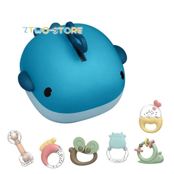 歯がため おもちゃ 赤ちゃん おもちゃ ラトル ガラガラ 動物の形 新生児 おしゃぶり ハンドラトル...