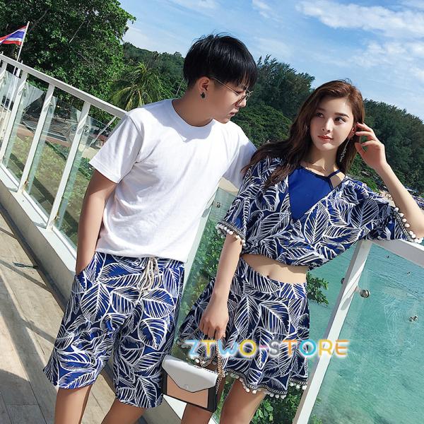 ラッシュガード ペア水着 カップル フィットネス水着 レディース水着 メンズ水着 水着ペアルック ス...