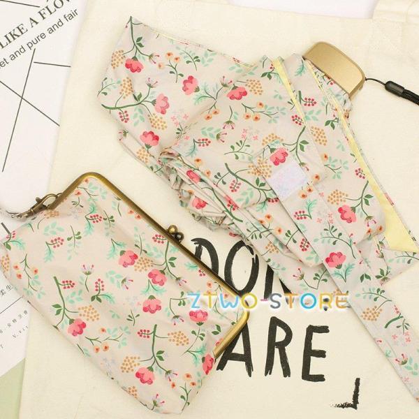 かさ　傘　折りたたみ傘　折り畳み傘　軽量日傘 5段折り　雨具　晴雨兼用　遮光 遮熱 雨傘 撥水 花柄...