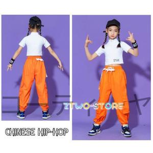 キッズ ダンス衣装 ヒップホップ 子供服 HI...の詳細画像5