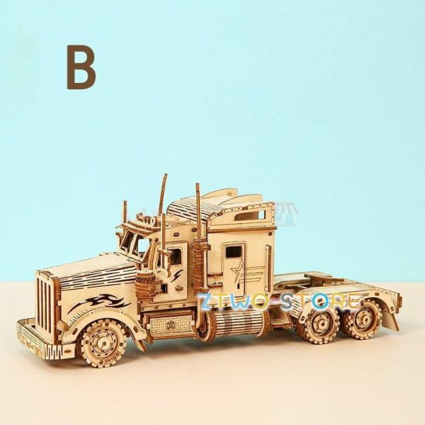 3Dパズル モデル 組み立てる おもちゃ 着手力 親子ふれあい 誕生日プレゼント 快楽を得る 木で作...