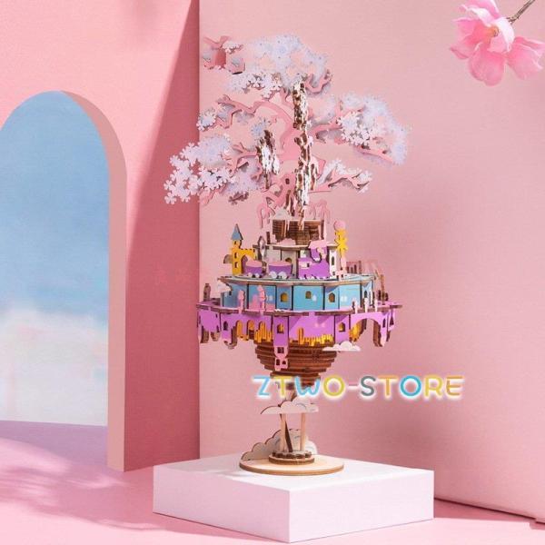 3Dパズル モデル 組み立てる おもちゃ 着手力 親子ふれあい 誕生日プレゼント 快楽を得る 木で作...