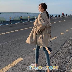 koyuki 美品/コユキ 薄手コート ロングコート 表記 40号 L 相当 古着 