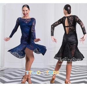 新品 社交ダンス　ラテンドレス ワンピース ラテン衣装 ルンバ　サルサ　ダンス 社交ダンス ラテンドレス ラテンダンス衣装 ワンピース 黒 ラテン衣装