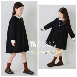 韓国子供服 女の子 ワンピース フォーマル 結...の詳細画像1
