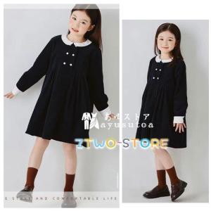 韓国子供服 女の子 ワンピース フォーマル 結...の詳細画像2