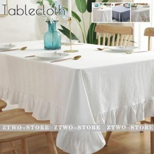 テーブルクロス 北欧 おしゃれ テーブルセッティング 白 リネン 布 正方形 長方形 オーダー