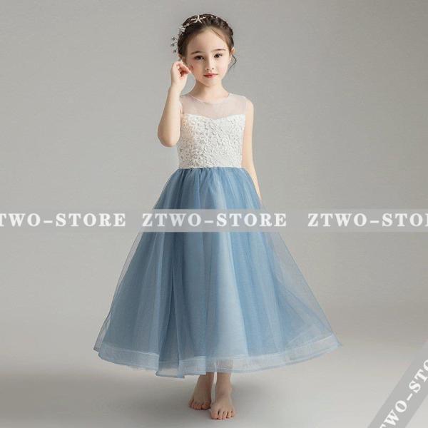 新品 豪華 子供ドレス ピアノ発表会 バイオリン ロング 結婚式 キッズ フォーマルドレス 子どもド...