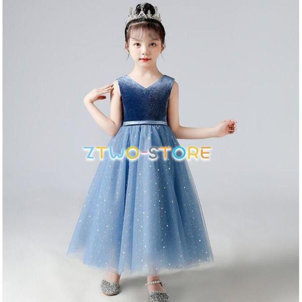 フォーマル発表会ドレス 子供ドレス 結婚式 キッズドレス 女の子ワンピース 子どもドレス 二次会 花...