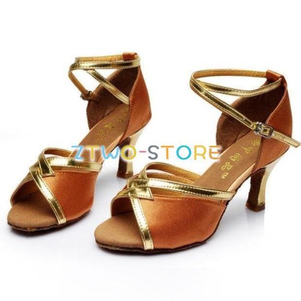 ダンスシューズ ヒール レディース靴 ラテンシューズ ラテンダンス 社交ダンスシューズ ラテン タン...