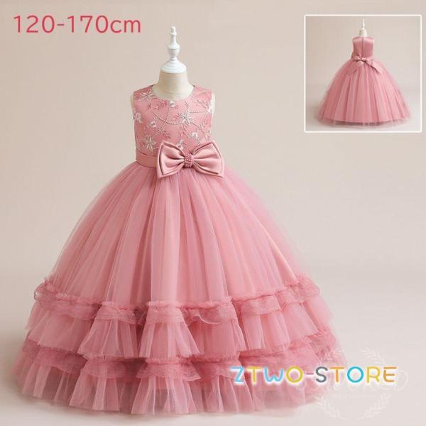 子供ドレス 発表会 結婚式 ピアノ コンクール 女の子 ドレス キッズドレス パーティドレス 撮影 ...