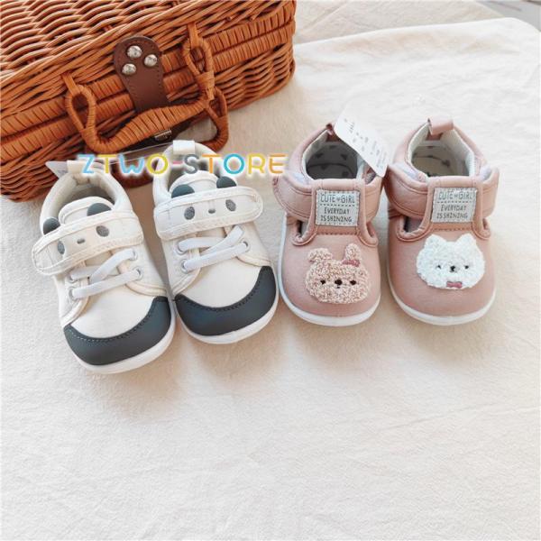 ベビーシューズ 幅広 キッズ スニーカー ファーストシューズ 子供靴 ベビー 幼児 スニーカー 幼稚...