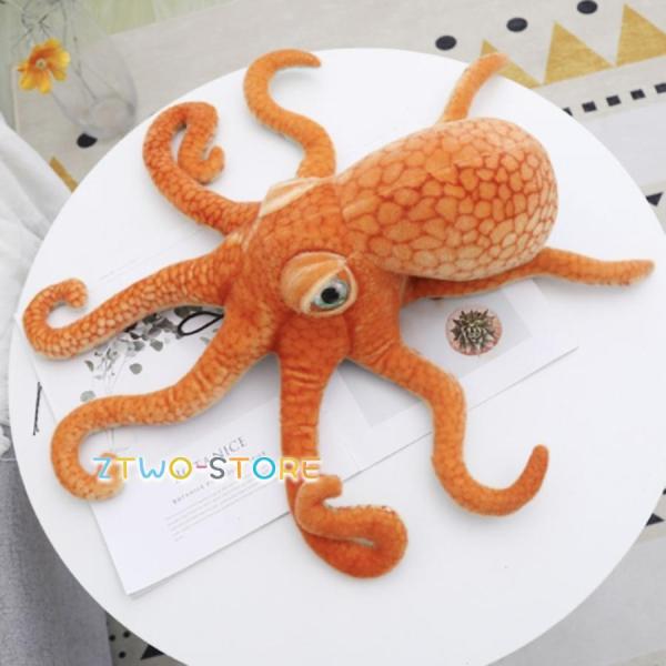 ぬいぐるみ タコ クッション 特大 80cm たこさん 蛸 海 抱き枕 動物 アニマル かわいい チ...