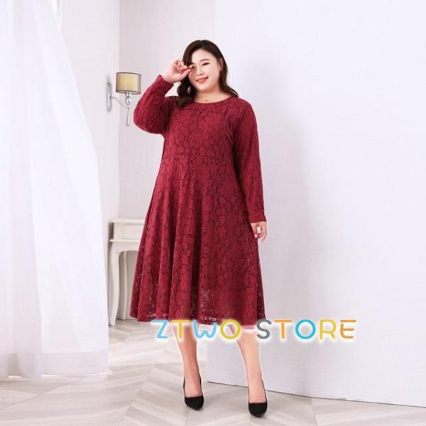 総レース レディース パーティードレス 大きいサイズ 5L 6L 7L 8L 9L 10L 11L ...