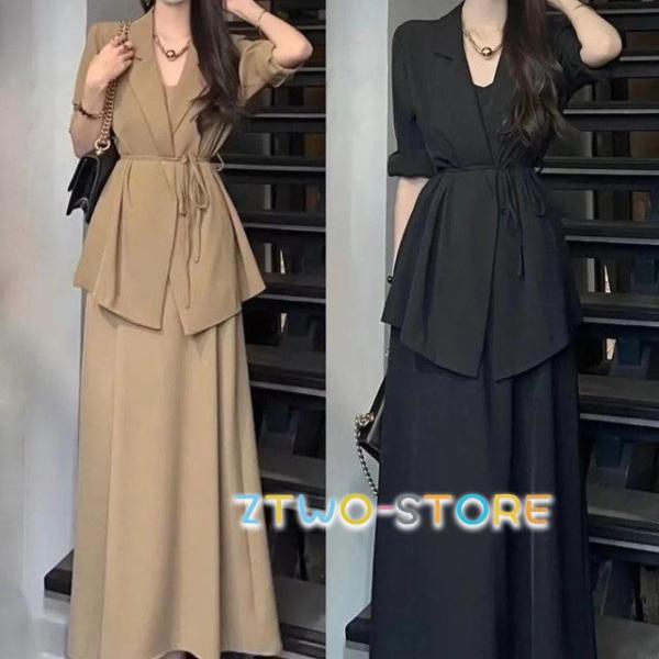 ワンピース セットアップ スーツ セットアップ レディース カジュアル 大きいサイズ 3L 4L 5...