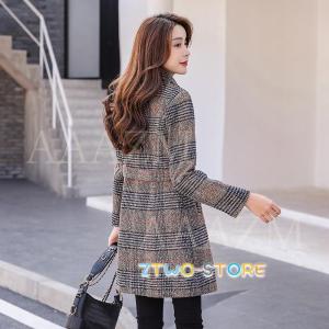 チェスターコート レディース ロング Pコート...の詳細画像3