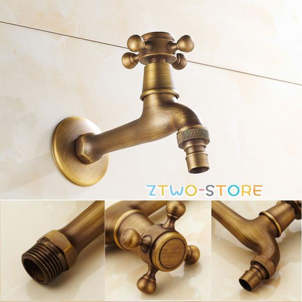 単水栓 壁付け 水栓柱 蛇口 交換自分で ガーデン 浴室 ベランダ 屋外 キッチン 洗面所用 水道蛇...