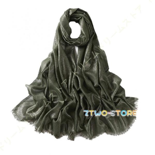 綿 ストール 紫外線防止 スカーフ コットン 大判 ストール無地 レディース 春夏秋冬 通気性 柔ら...